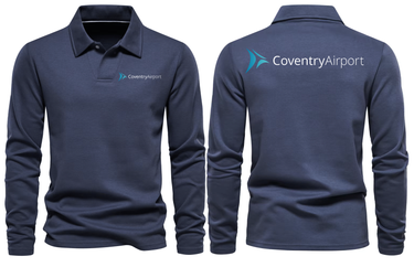 CON AIRPORT LONG SLEEVE POLO